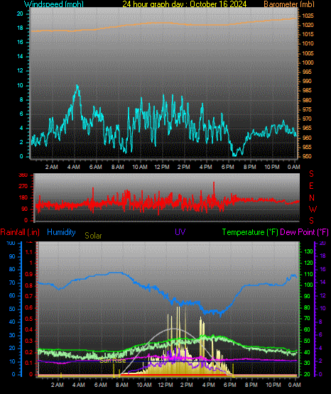 24 Hour Graph for Day 16