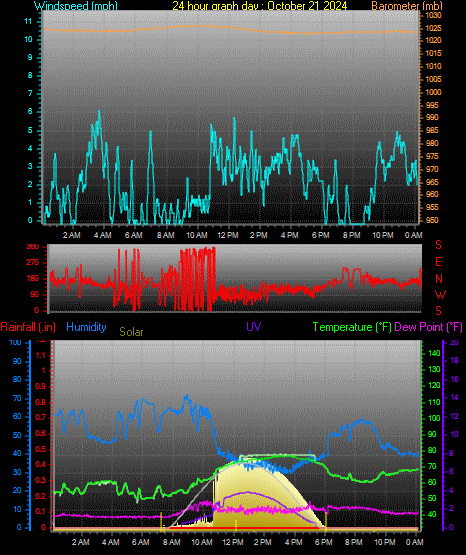 24 Hour Graph for Day 21