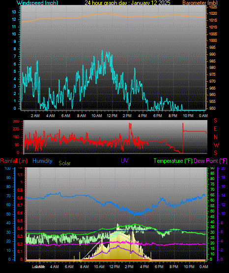 24 Hour Graph for Day 12