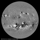 Latest SDO/HMI Magnetogram image of the Sun